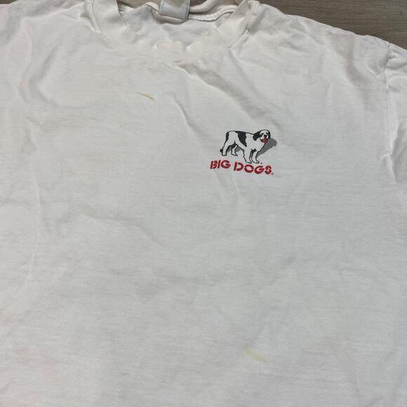 Vintage Y2K Big Dogs Lesson I Learned T Shirt Men's Large - Picture 9 of 12